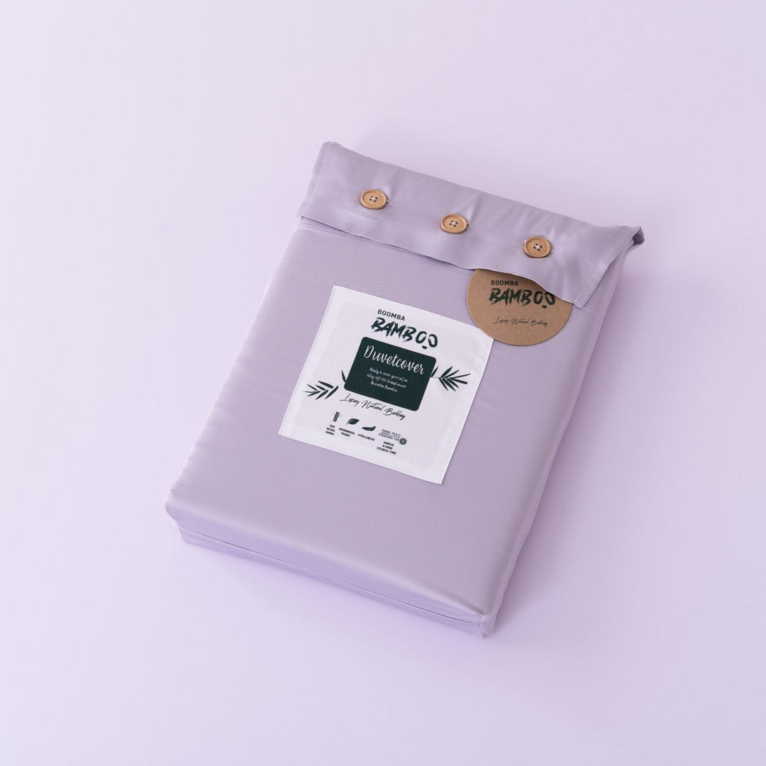 Lilac Bambus Sengesæt 2-personers - 400TC Tanboocel - Lavendel Mist