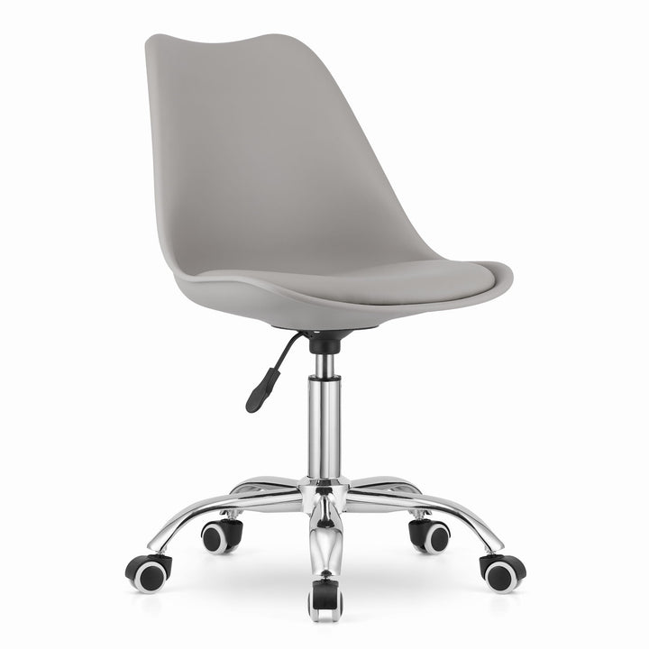 OSKAR ALBA kontorstol – ergonomisk komfort i stilren grå