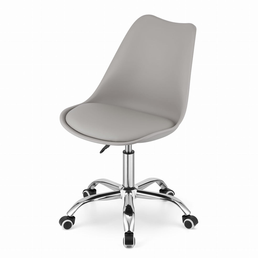 OSKAR ALBA kontorstol – ergonomisk komfort i stilren grå
