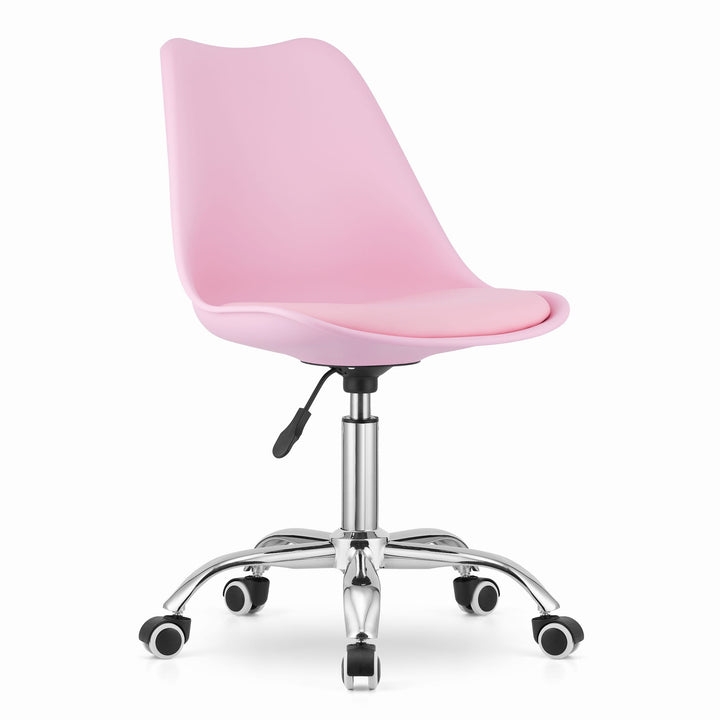 OSKAR ALBA kontorstol – ergonomisk komfort i moderne pink