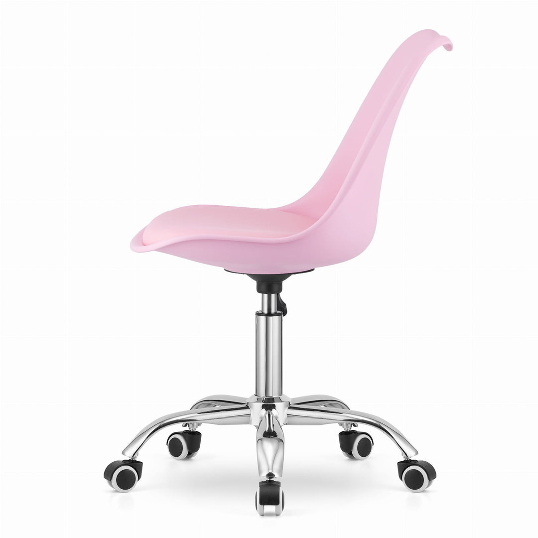 OSKAR ALBA kontorstol – ergonomisk komfort i moderne pink
