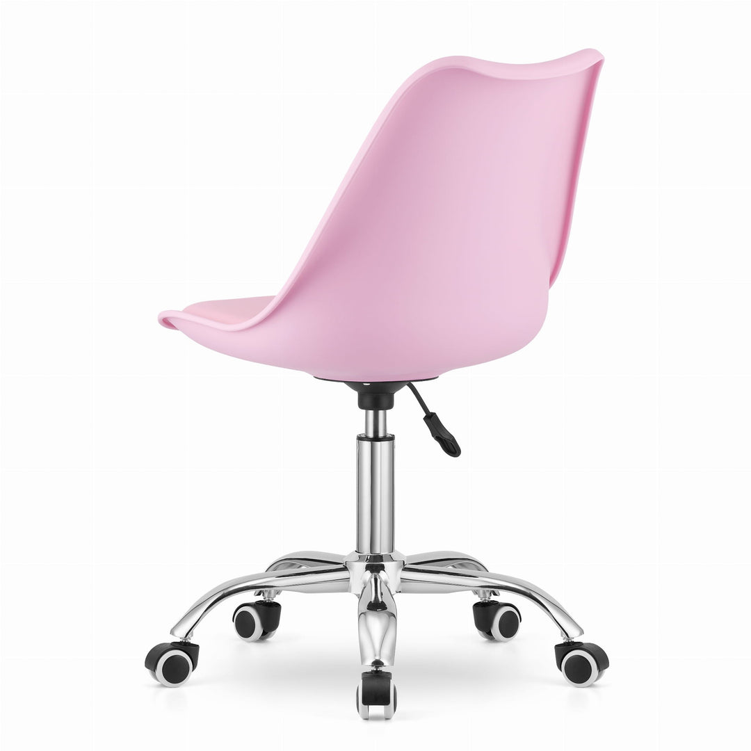 OSKAR ALBA kontorstol – ergonomisk komfort i moderne pink
