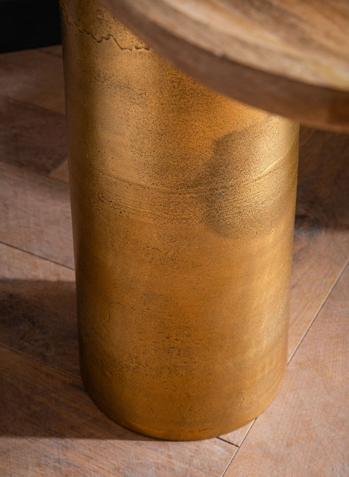 Sidebord Mango Massivt Træ Metal 50x30x52 cm