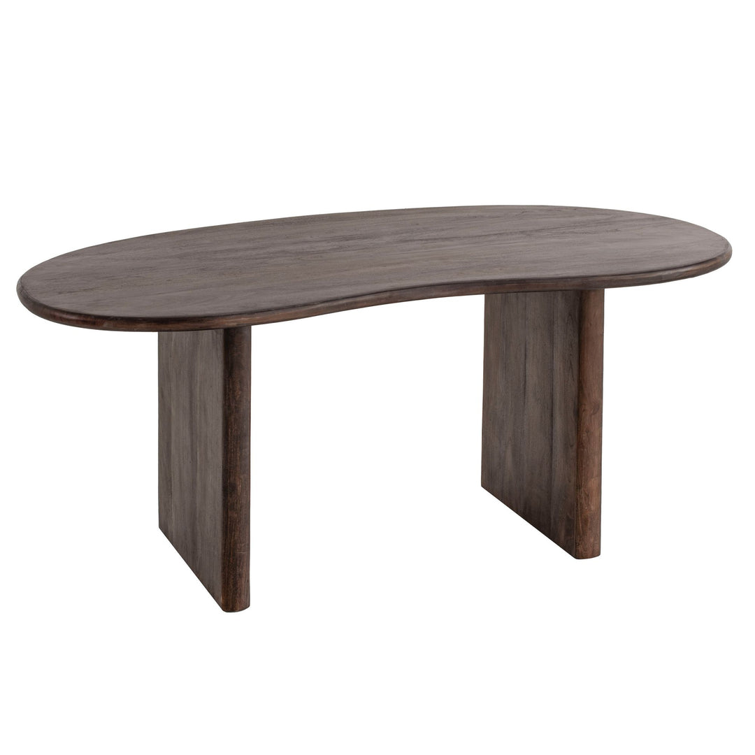 Skrivebord 180x90x75 cm akacie massivt træ computerbord retro