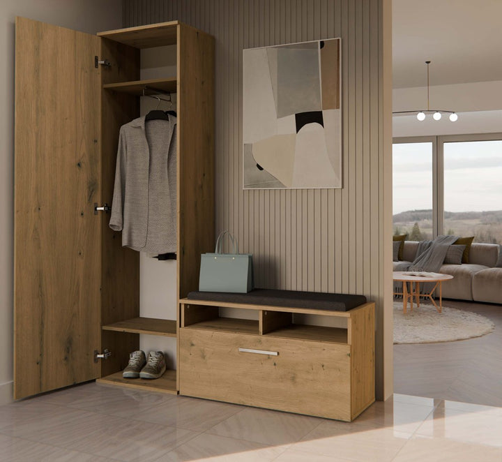 Klædeskab, Bredde: 50 cm Højde: 180 cm