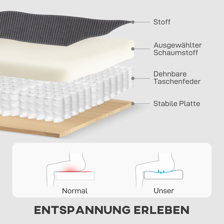 Justerbar sovesofa, L-formet gæstesofa med sengefunktion, opbevaringsplads, hynder, til stue, gæsteværelse, mørkegrå