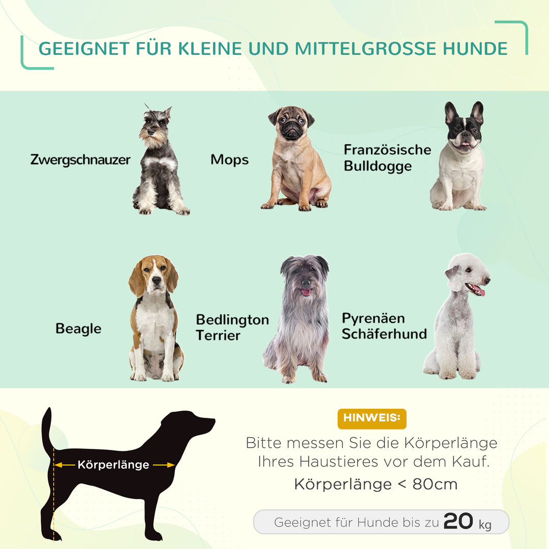 Forhøjet hundeseng med baldakin, kæledyrsseng, udendørs hundeseng med tag, åndbar, taffetastof til camping, grå, 92 x 76 x 90 cm