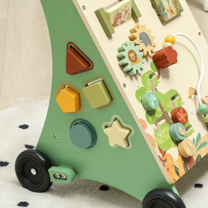 Træ Montessori Walker xylofon Grøn
