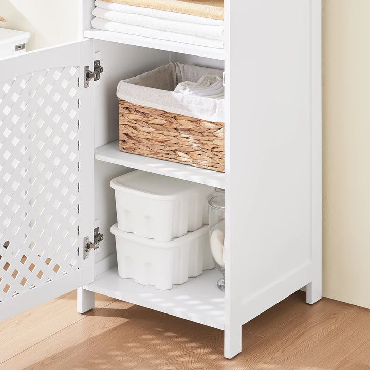 Badeværelsesskab (Højskab): 45x41,5x170 cm med masser af opbevaringsplads