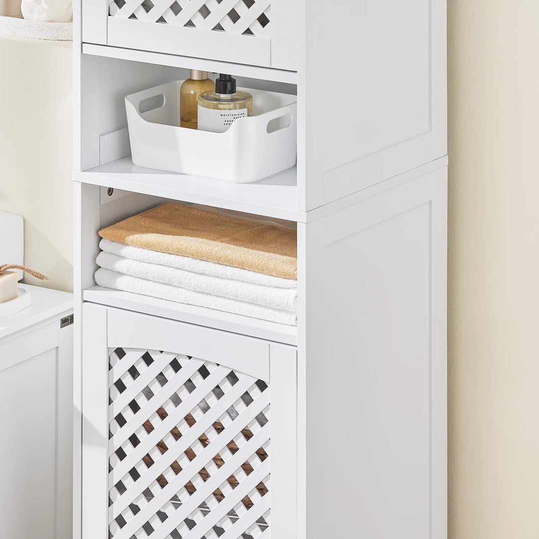 Badeværelsesskab (Højskab): 45x41,5x170 cm med masser af opbevaringsplads