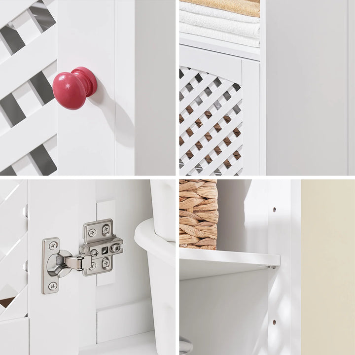 Badeværelsesskab (Højskab): 45x41,5x170 cm med masser af opbevaringsplads