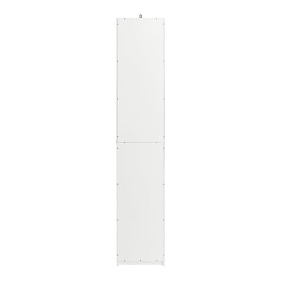 Elegant højt skab med indbygget vasketøjskurv, 32x30x171 cm, hvid