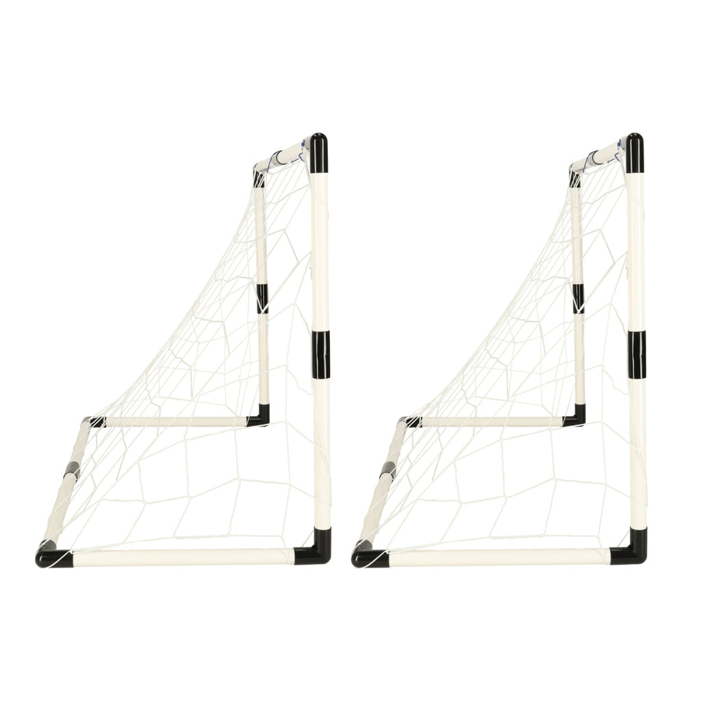 Fodboldmål til børn, træningsfodbold, 2 stk. 95 x 48 x 70 cm