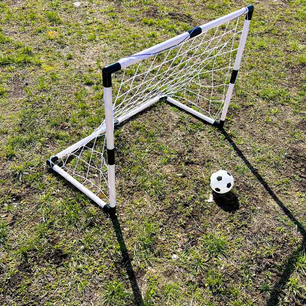 Fodboldmål til børn, træningsfodbold, 2 stk. 95 x 48 x 70 cm