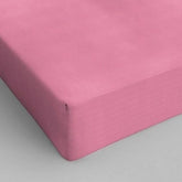 Stræklagen i bomuld pink 80 x 200