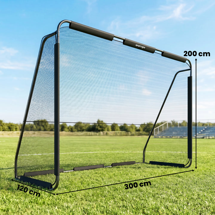 Fodboldmål til haven 300 x 200 cm Rivefast målnet Udendørsmål