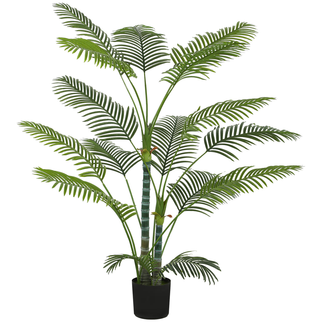 plante palme Kunstig palme med 16 plastblade, uv-resistent kunstig plante med plast – Lammeuld.dk