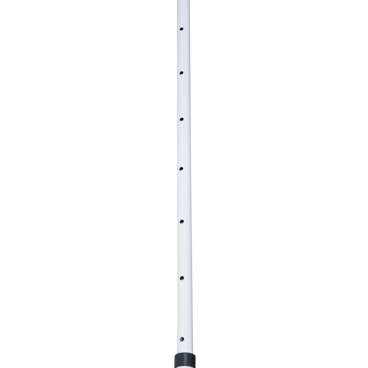 Klemmemarkise med håndsving, højdejusterbar, leddelt armsmarkise, smudsafvisende, vejrbestandig, balkonmarkise 150 cm bred, terrassemarkise til terrasse, balkon, veranda, blå+hvid