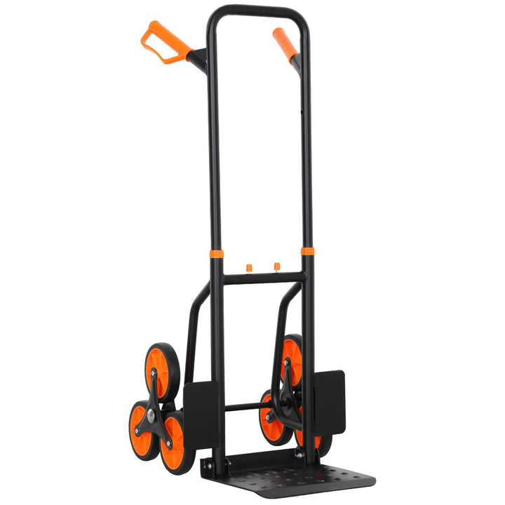 Trappevogn, foldbar transportvogn med stålramme, maks. 120 kg