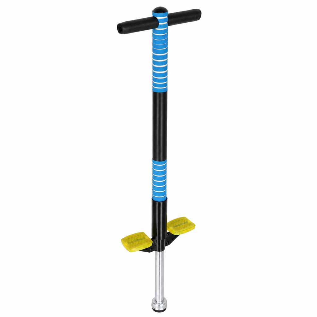 Justerbar pogo jumpingstang blå