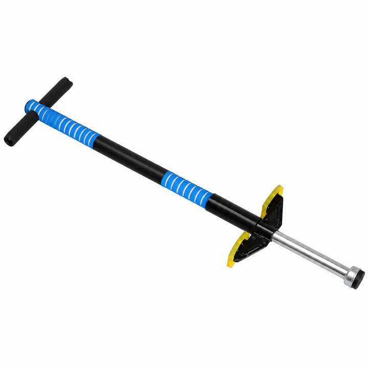 Justerbar pogo jumpingstang blå