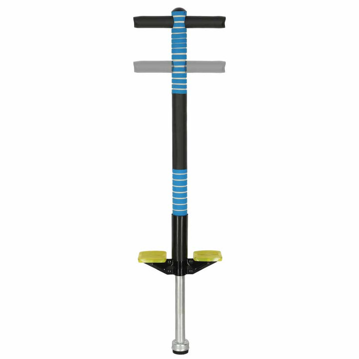 Justerbar pogo jumpingstang blå