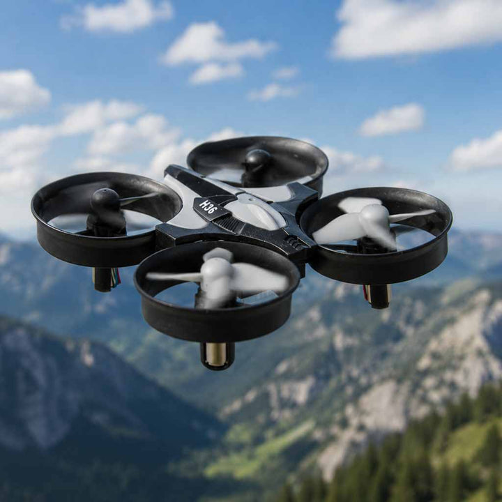 JJRC H36 mini 2.4GHz 4CH 6-akset sort fjernstyret drone