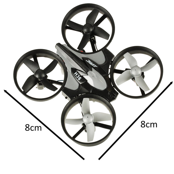 JJRC H36 mini 2.4GHz 4CH 6-akset sort fjernstyret drone