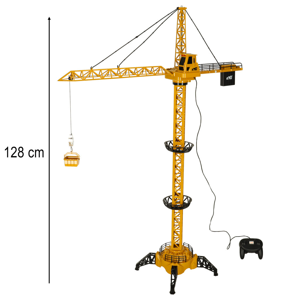 RC-kran med krog 4CH 128cm