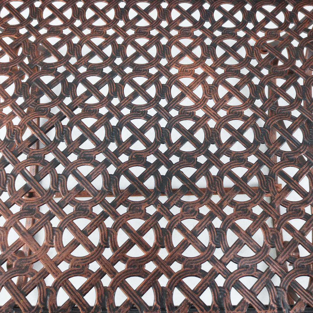 Gyngestol havestol, vintage design, 61 cm x 79 cm x 90 cm, brun + sort