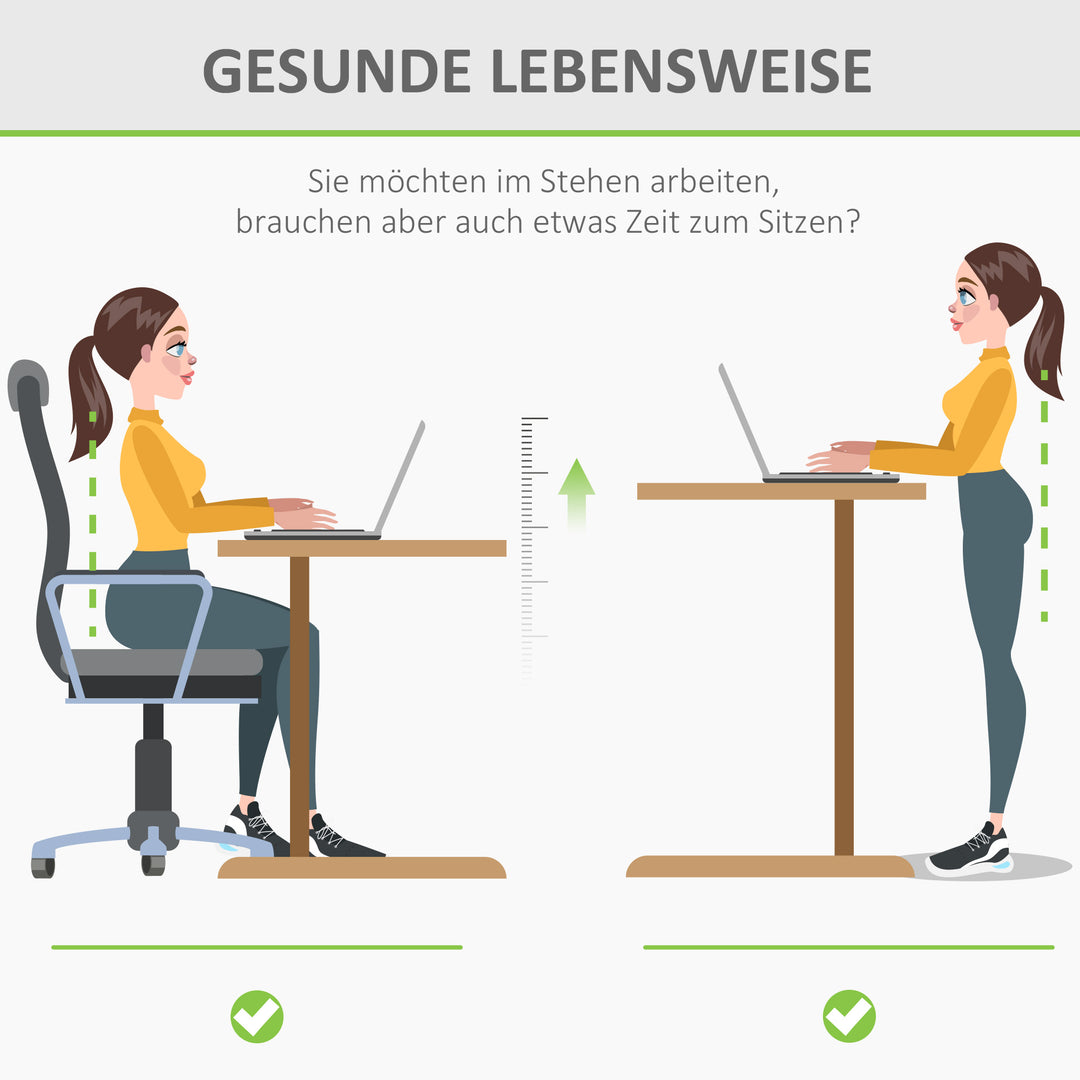 Højdejusterbart skrivebord elektrisk 140 x 70 cm computerbord med 4 hukommelseskontroller, 4-delt bordplade, sit-stee-bord med antikollision, overophedningsbeskyttelse hvid