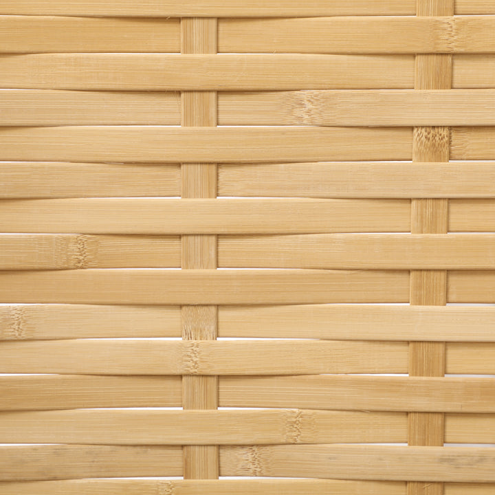 Rumdeler foldbar skillevæg privacy screen, bambus, 3-delt, 120 cm x 170 cm x 1,8 cm, naturlig
