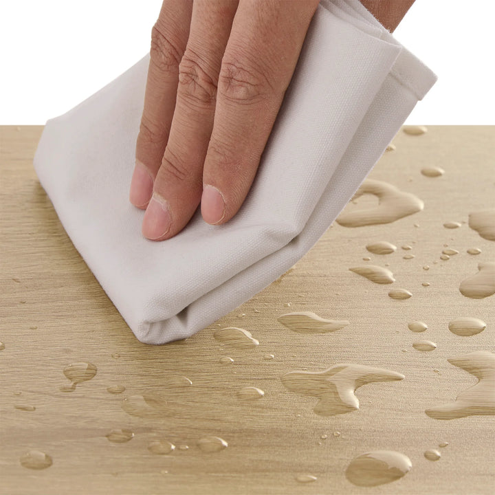 Sæt med 2 x natborde, pladsbesparende, indbygget ladestation, skandi-stil, 20 x 35 x 60 cm, hvid