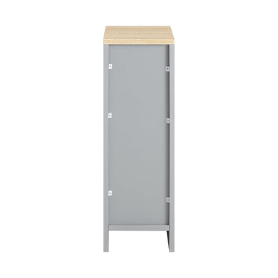 Sengeborde / sæt med 2 stk., 20x33x60 cm, grå