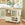 Trendy og stilfuld køkkenø på hjul med vinhylder, 109x40x92 cm, beige
