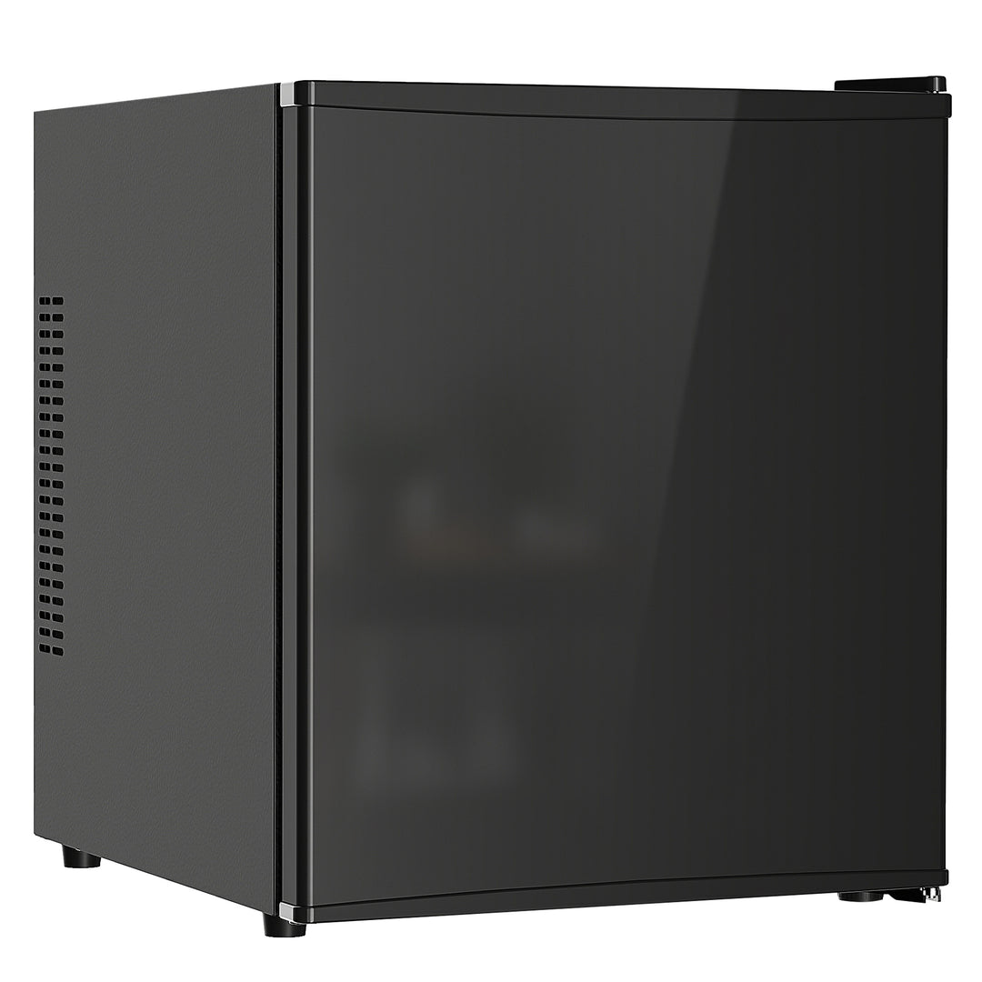 Minikøleskab 44L/46 dåser Lille køleskab med justerbar termostat 43 x 51 x 51,3 cm, sort