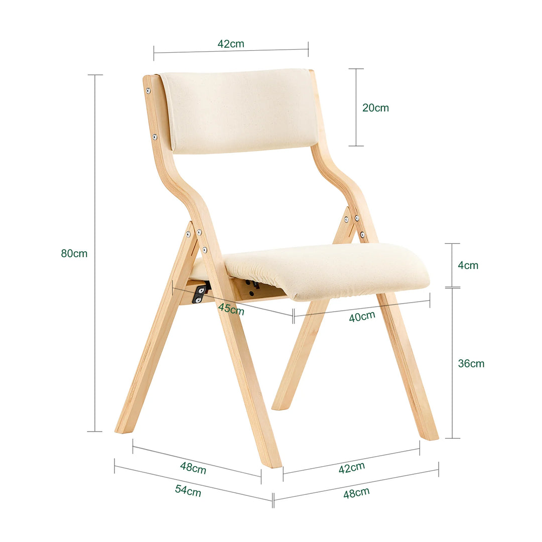 Få en fleksibel og stilfuld siddeplads med denne hvide klapstol i et enkelt og moderne design