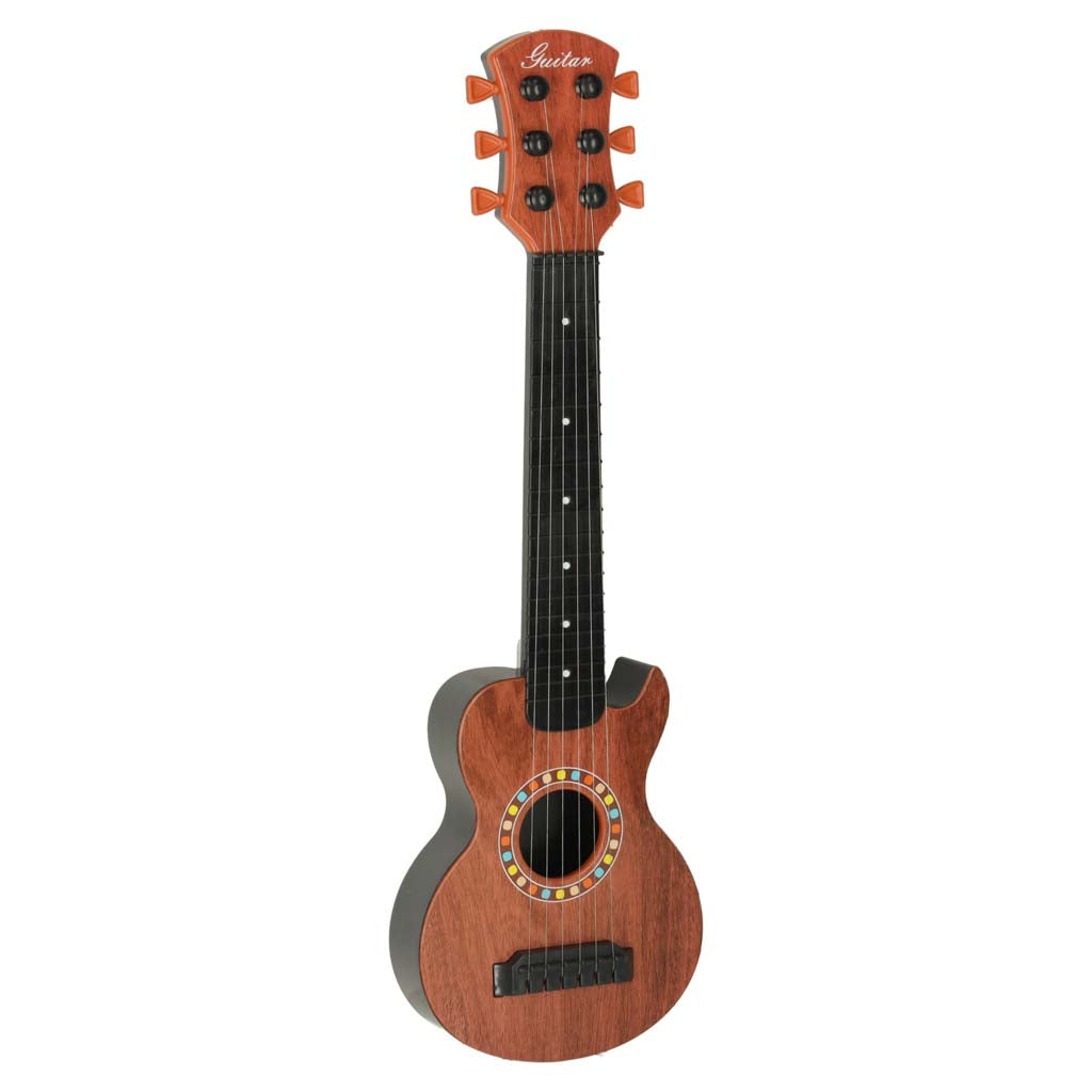 Klassisk børneguitar i træ, 6 strenge, 18 tommer, 46,5 cm