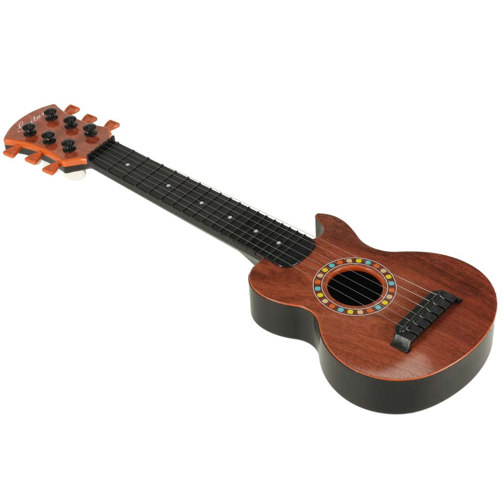 Klassisk børneguitar i træ, 6 strenge, 18 tommer, 46,5 cm