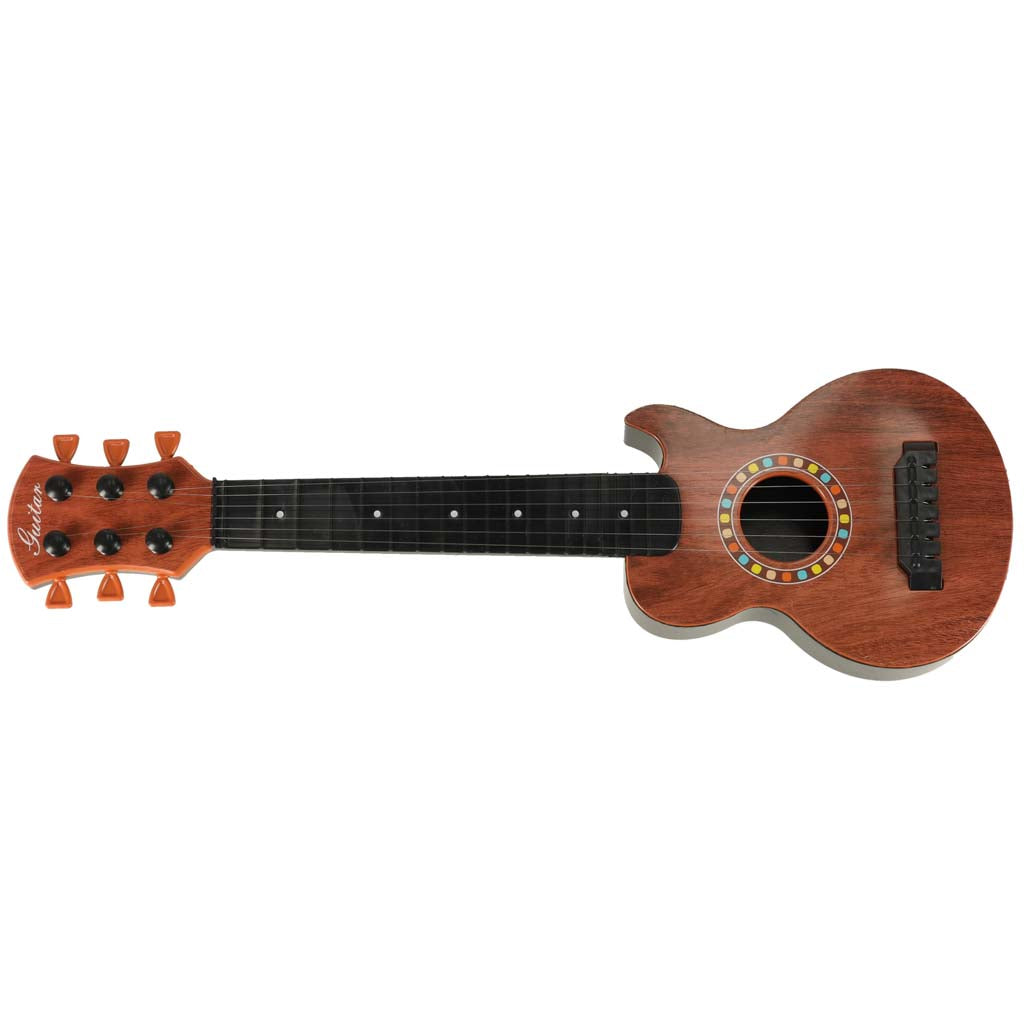 Klassisk børneguitar i træ, 6 strenge, 18 tommer, 46,5 cm