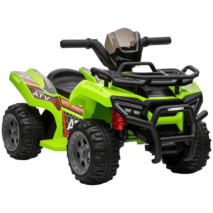 Børne-atv elektrisk 6v børne-atv med forlænsfunktion, musik, elektrisk atv til børn 1,5-3 år grøn