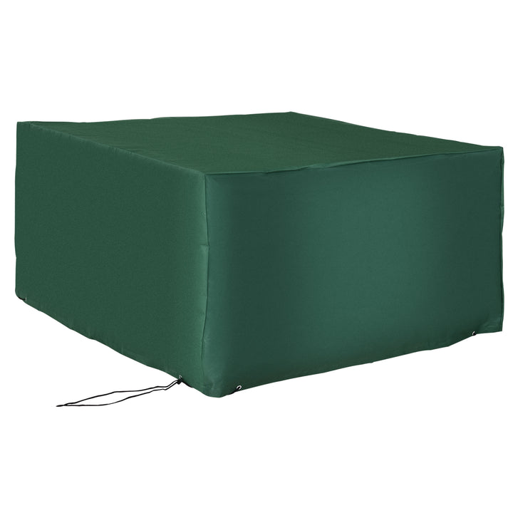 Beskyttelsesovertræk til havemøbler 600d oxford grøn 135 x 135 x 75 cm