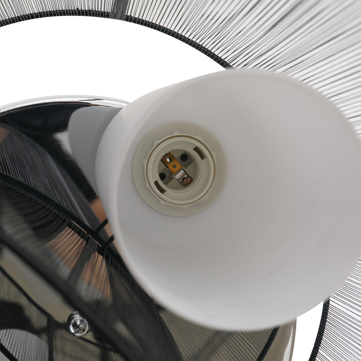 Loftlampe med 2 pærer e27 badeværelseslampe moderne køkkenlampe lampe til soveværelse, badeværelse, køkken, stue hvid ø47,5 x 33 cm (uden pærer)