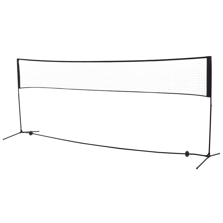 Badmintonnet 94/158 cm foldbart volleyballnet med bæretaske 2-vejs højdejusterbart tennisnet badmintonnet bærbart sæt til tennis fjerboldnet til have park udendørs