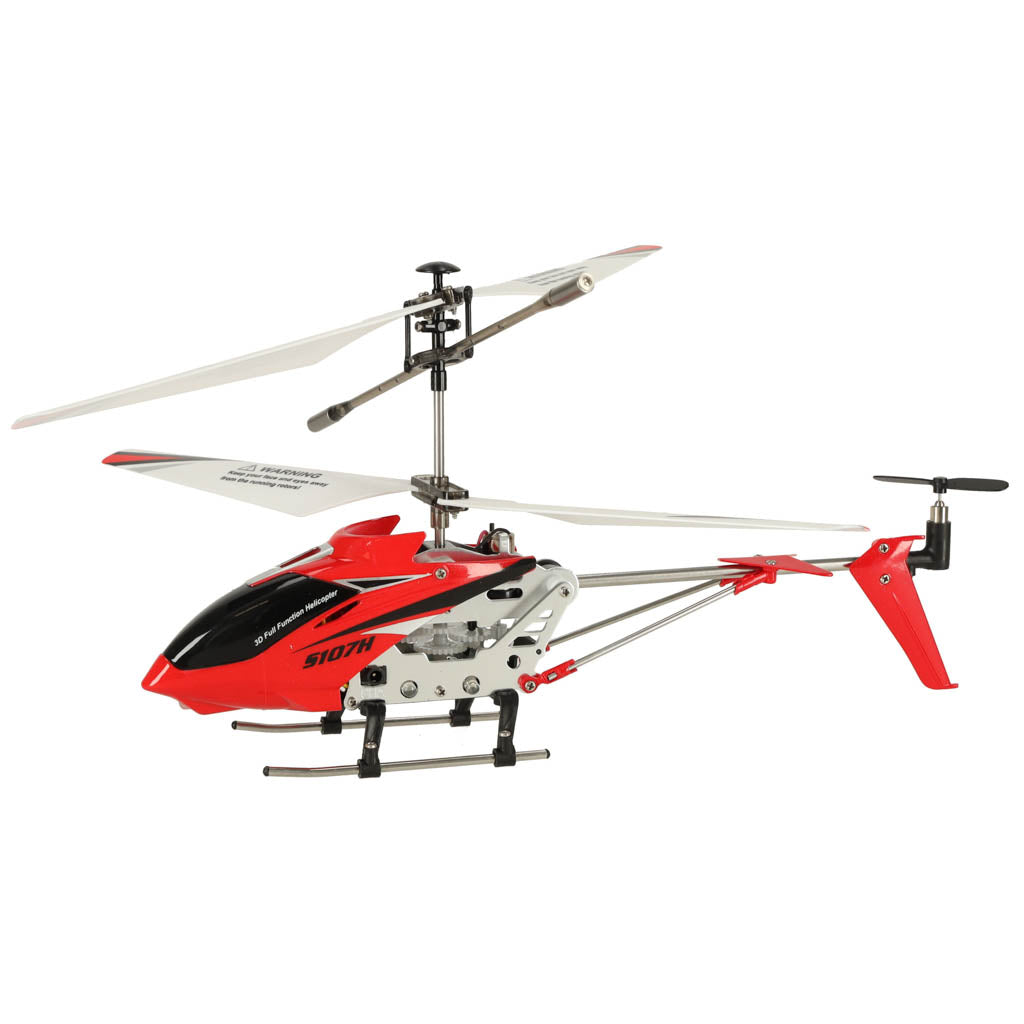 SYMA S107H 2.4GHz RTF RC helikopter rød