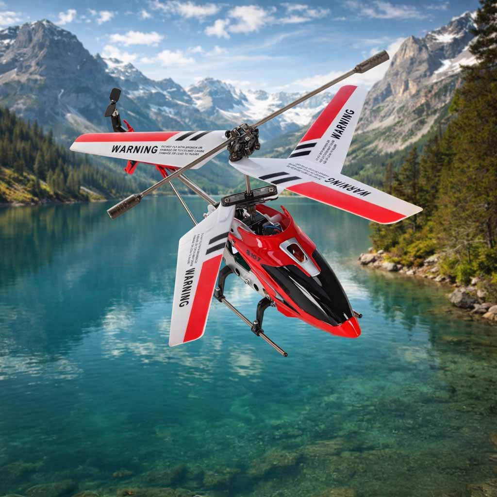 SYMA S107G RC helikopter rød