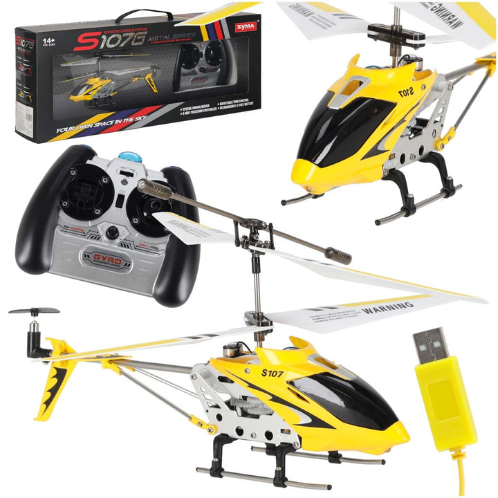 SYMA S107G RC helikopter gul