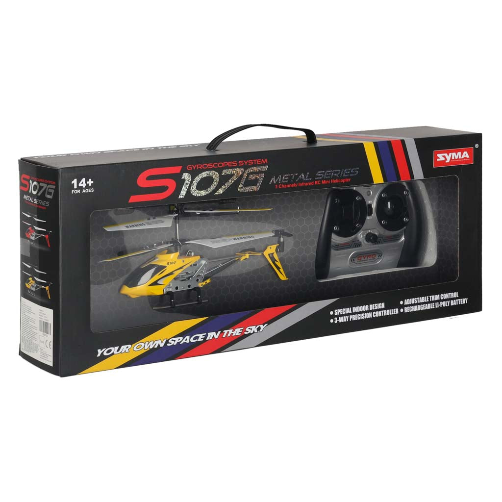 SYMA S107G RC helikopter gul