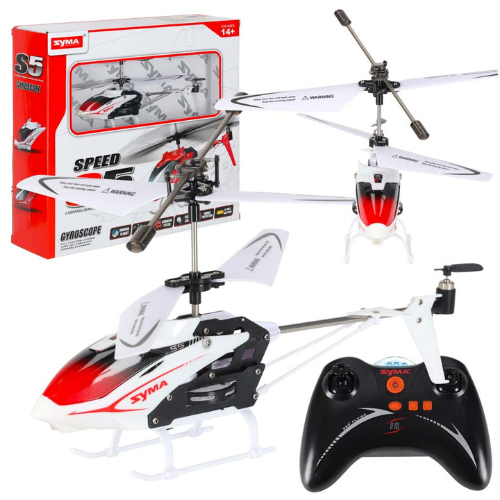 SYMA S5 3CH RC helikopter hvid