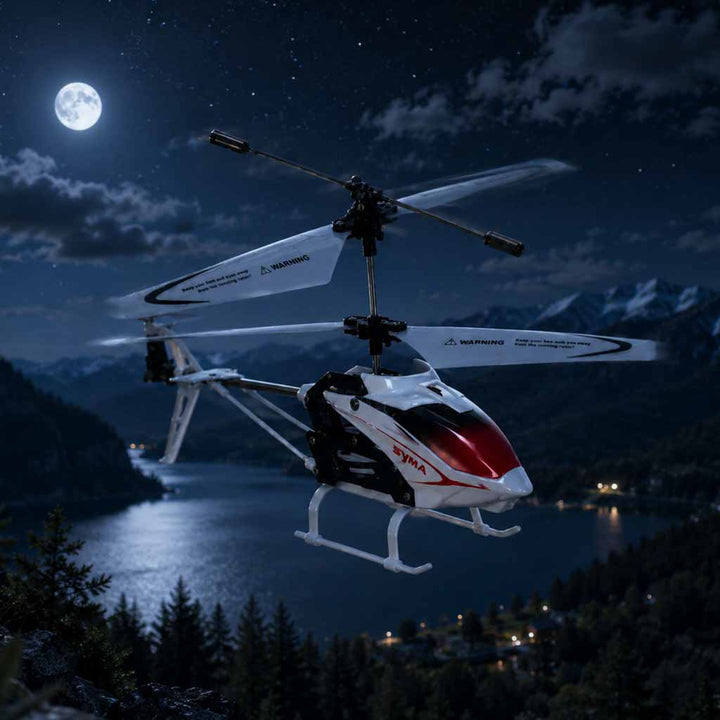 SYMA S5 3CH RC helikopter hvid